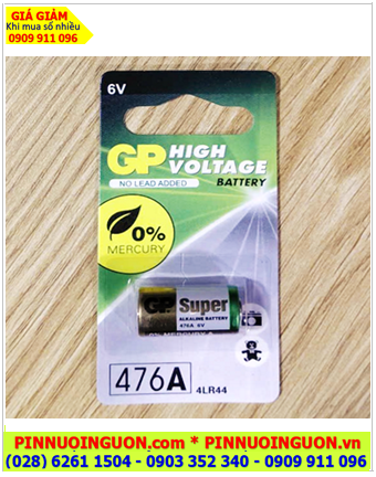 Pin GP 4LR44,A544,476A Super High Votage Alkaline 6V Batery chính hãng| HÀNG CÓ SẲN 